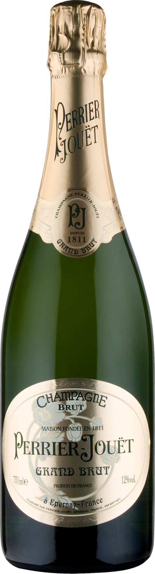 Perrier-Jouet Champagne Grand Brut 75cl NV - Just Wines UK
