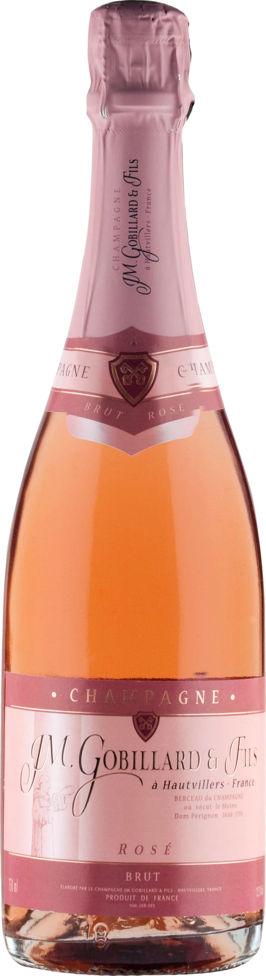 Gobillard Champagne Brut Rose 75cl NV - Just Wines UK