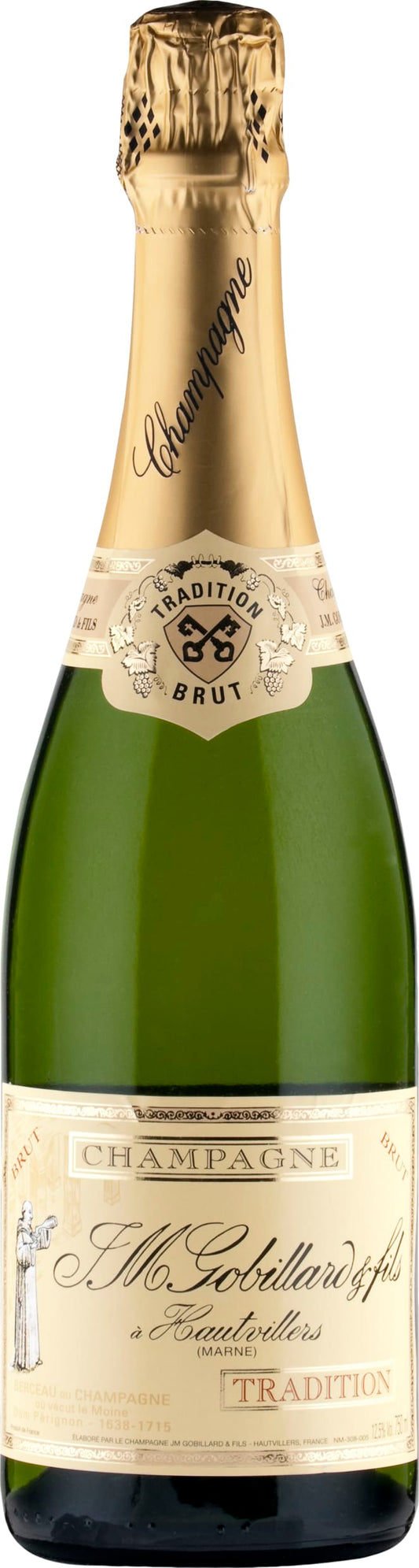 Gobillard Champagne Brut Tradition 75cl NV - Just Wines UK