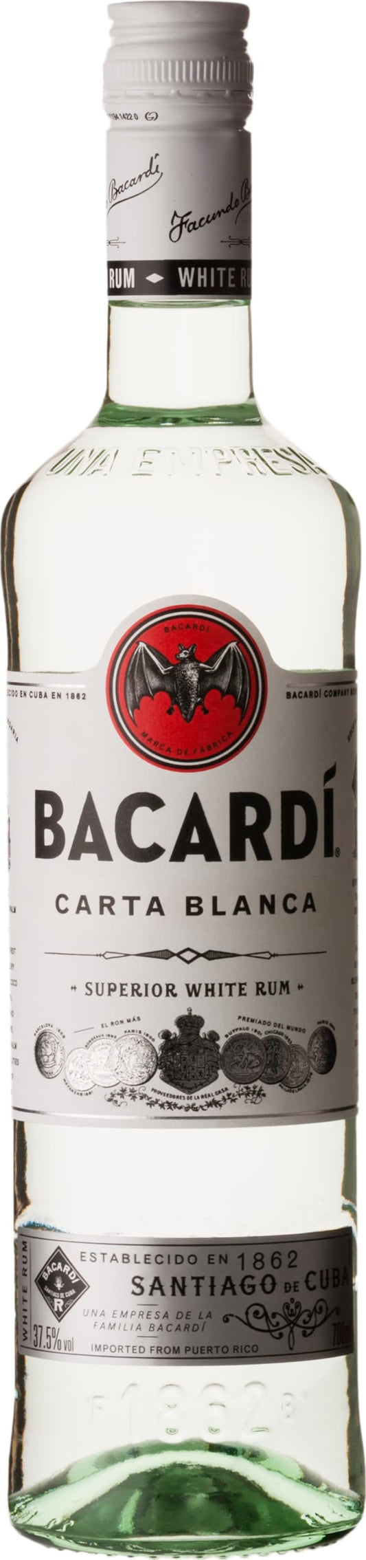 Bacardi Bacardi Carta Blanca Rum 70cl NV - Just Wines UK