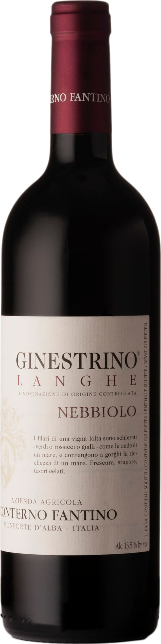 Conterno Fantino Ginestrino Nebbiolo Langhe DOC 2022 75cl - Just Wines UK