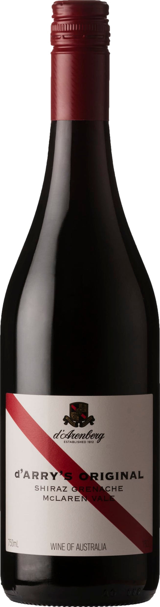 D Arenberg d'Arry's Original Shiraz Grenache 2019 75cl - Just Wines UK