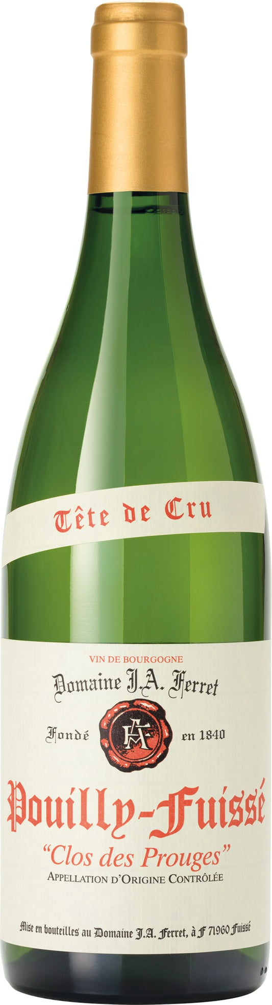 Domaine Ferret Pouilly-Fuisse Tete de Cru Clos des Prouges 2022 75cl - Just Wines UK