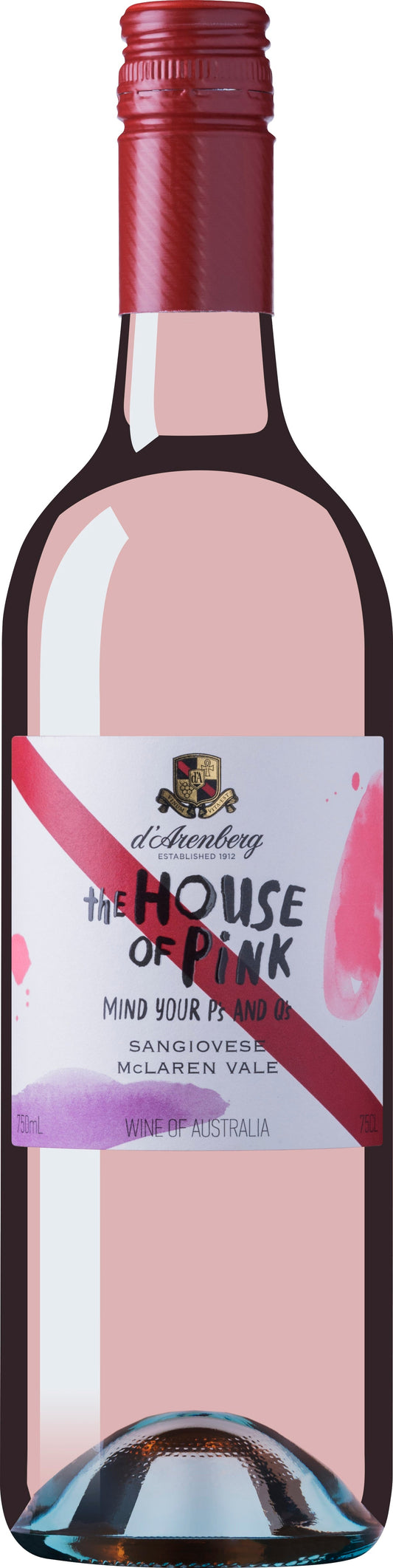 D Arenberg The House of Pink Sangiovese Rose 2023 75cl - Just Wines UK