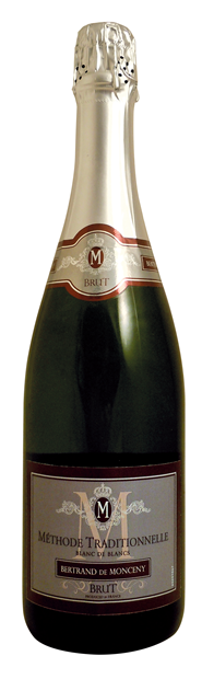Bertrand de Monceny, Blanc de Blancs Methode Traditionnelle Brut NV 75cl