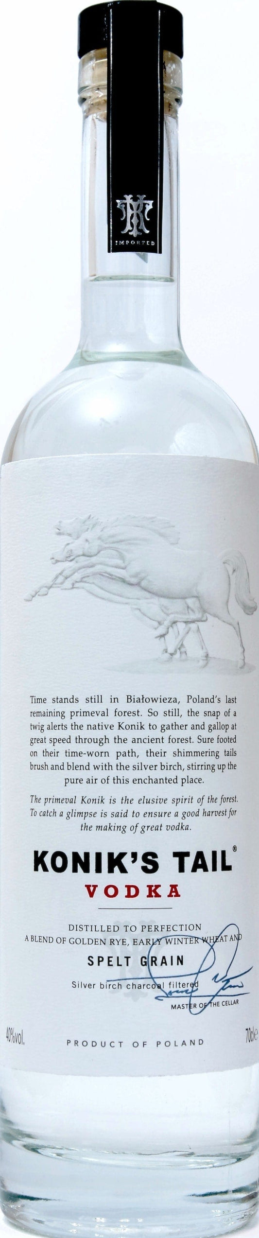 Konik's Tail Vodka 70cl NV - Just Wines UK