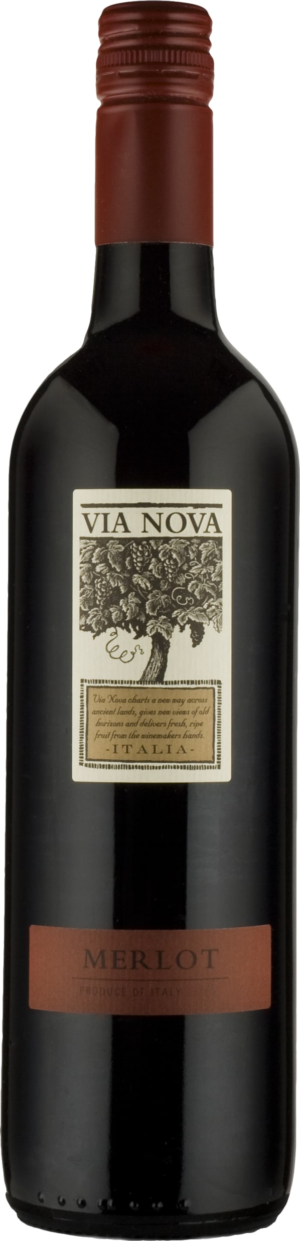 Via Nova Merlot del Veneto 75cl NV - Just Wines UK