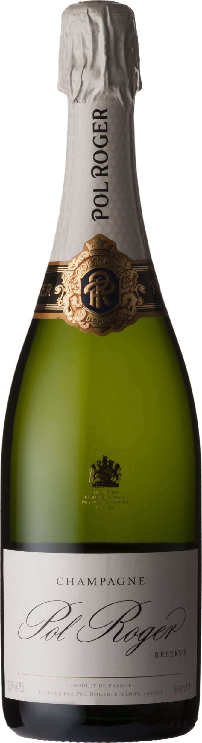 Pol Roger Brut Reserve 75cl NV - Just Wines UK
