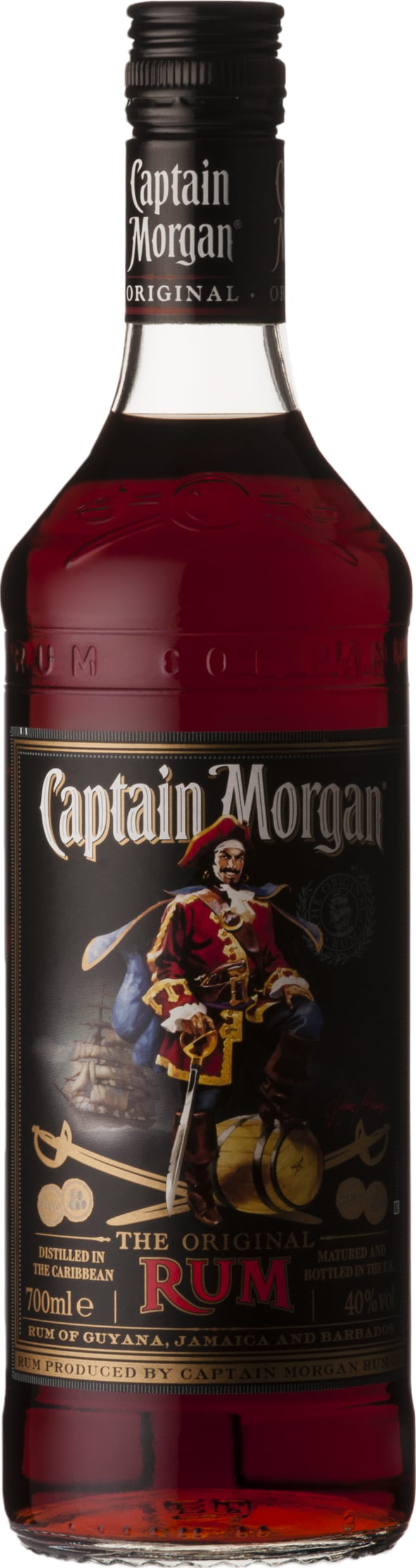 Captain Morgan Dark Rum 70cl NV - Just Wines UK