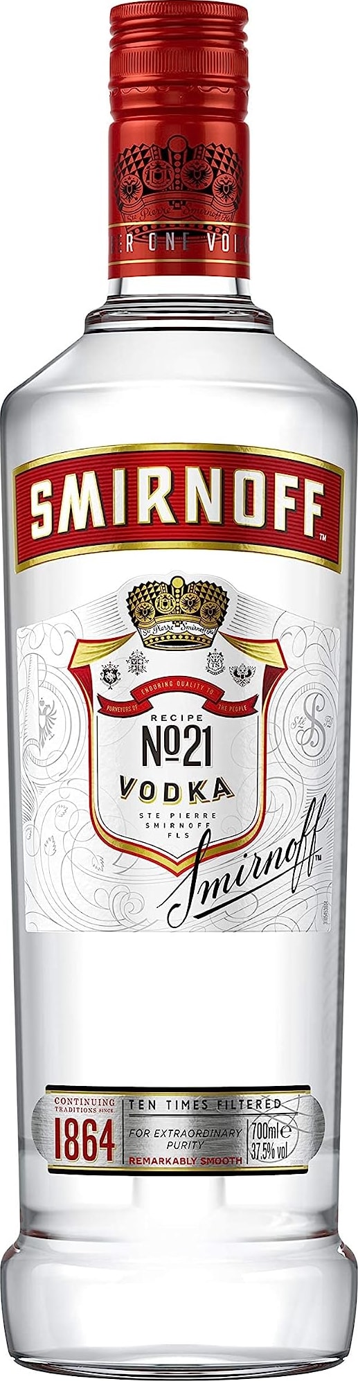 Smirnoff Smirnoff Red Label 70cl NV - Just Wines UK