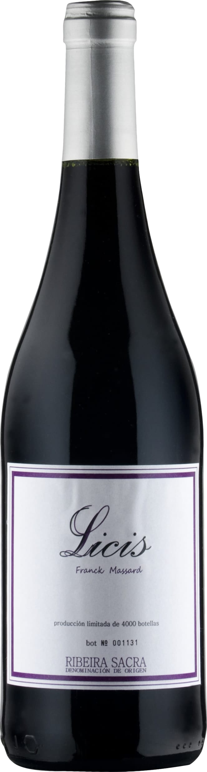 Franck Massard Licis Mencia 2015 75cl - Just Wines UK
