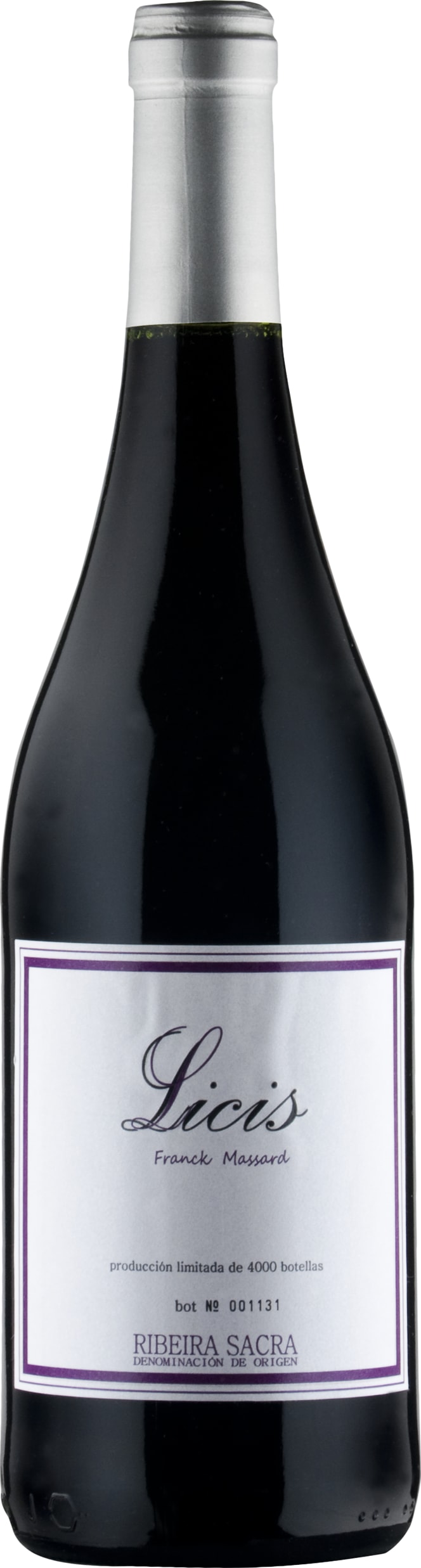 Franck Massard Licis Mencia 2015 75cl - Just Wines UK