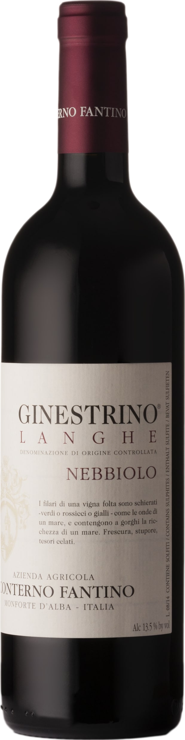 Conterno Fantino Ginestrino Nebbiolo Langhe DOC 2022 75cl - Just Wines UK