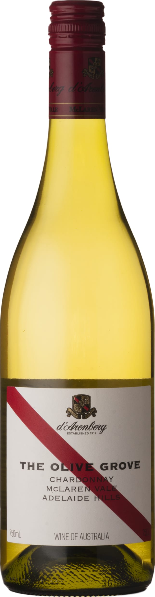 D Arenberg The Olive Grove Chardonnay 2022 75cl - Just Wines UK