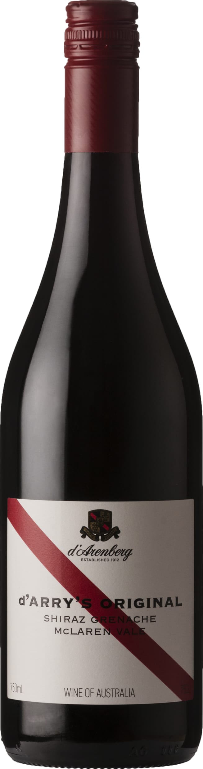 D Arenberg d'Arry's Original Shiraz Grenache 2019 75cl - Just Wines UK