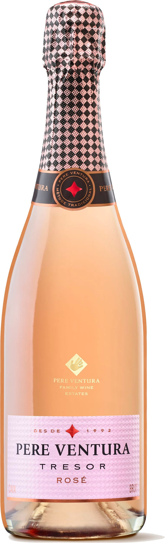 Pere Ventura Tresor Rosado Cava 75cl NV - Just Wines UK