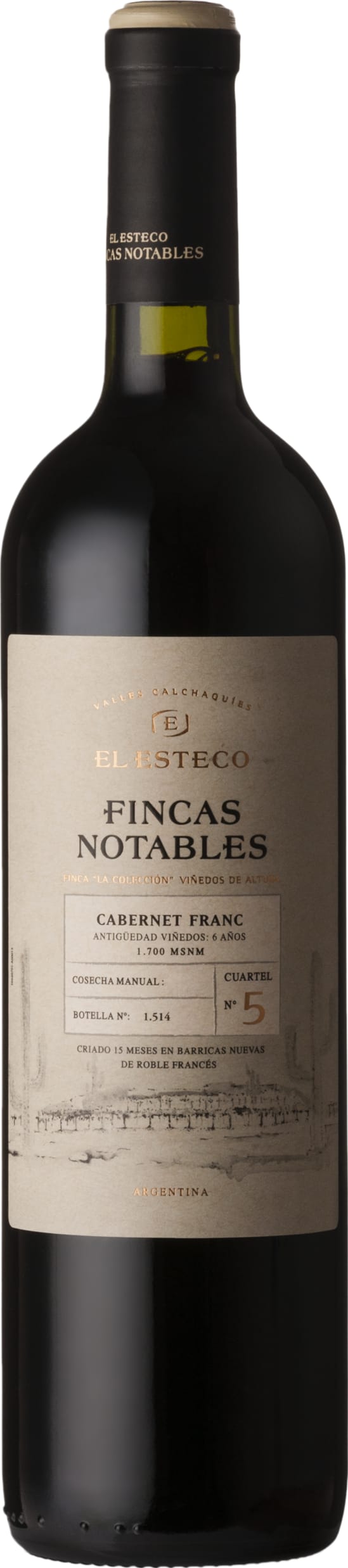 El Esteco Finca Notables Cabernet Franc 2020 75cl - Just Wines UK