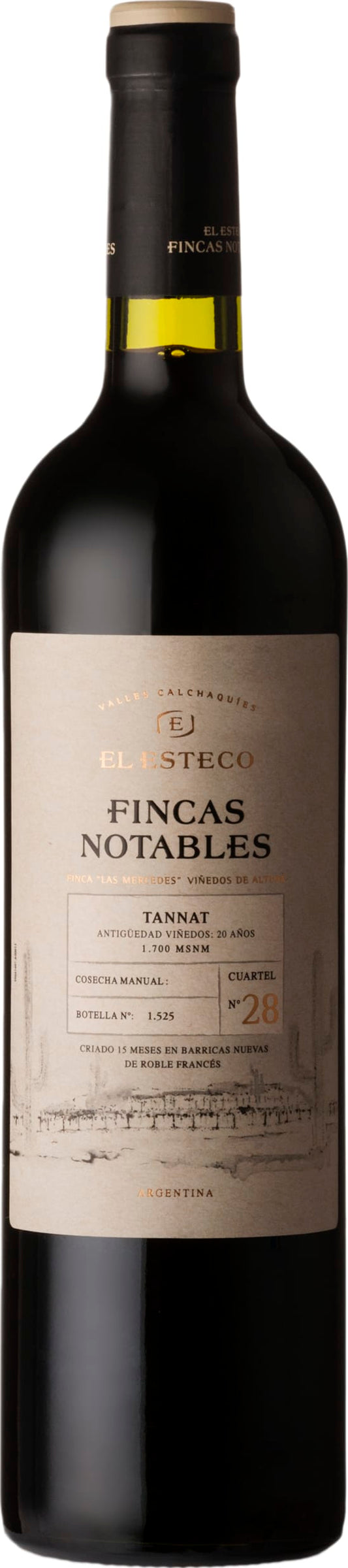 El Esteco Finca Notables Tannat 2020 75cl - Just Wines UK