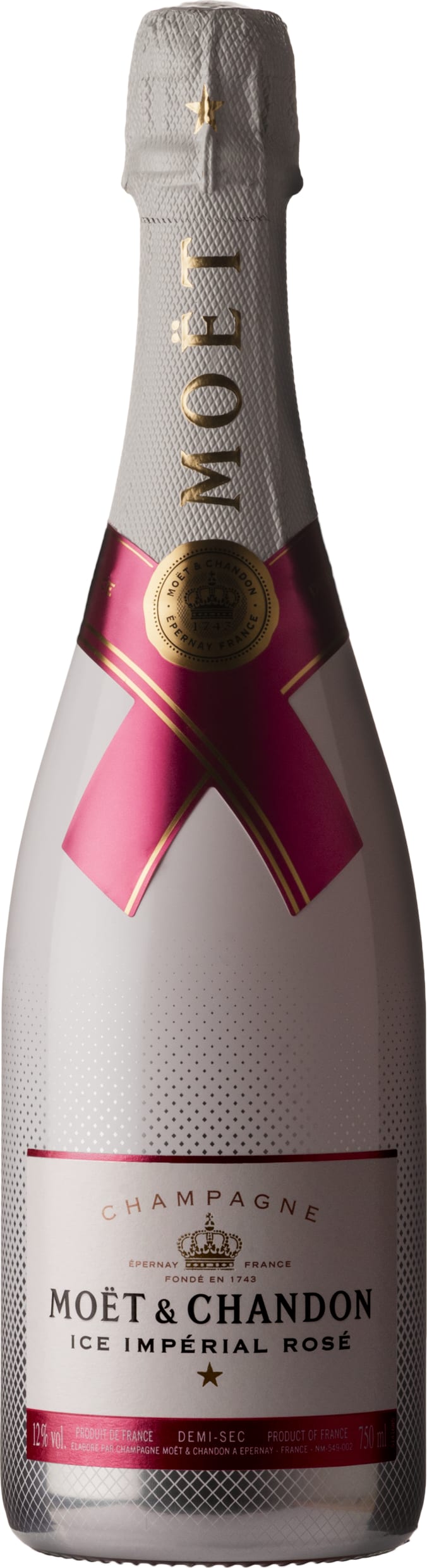 Moet and Chandon Ice Imperial Rose 75cl NV - Just Wines UK
