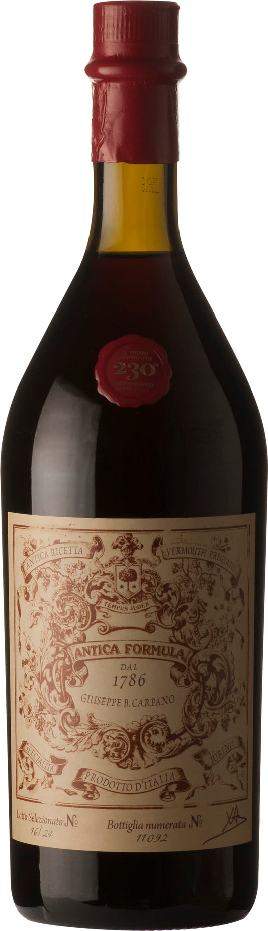 Carpano Antica Formula Vermouth 100cl 100cl NV - Just Wines UK