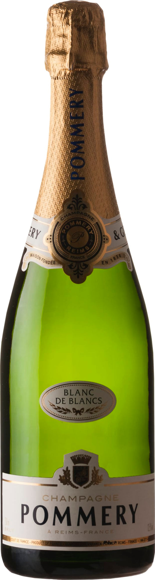 Champagne Pommery Apanage Blanc de Blancs 75cl NV - Just Wines UK