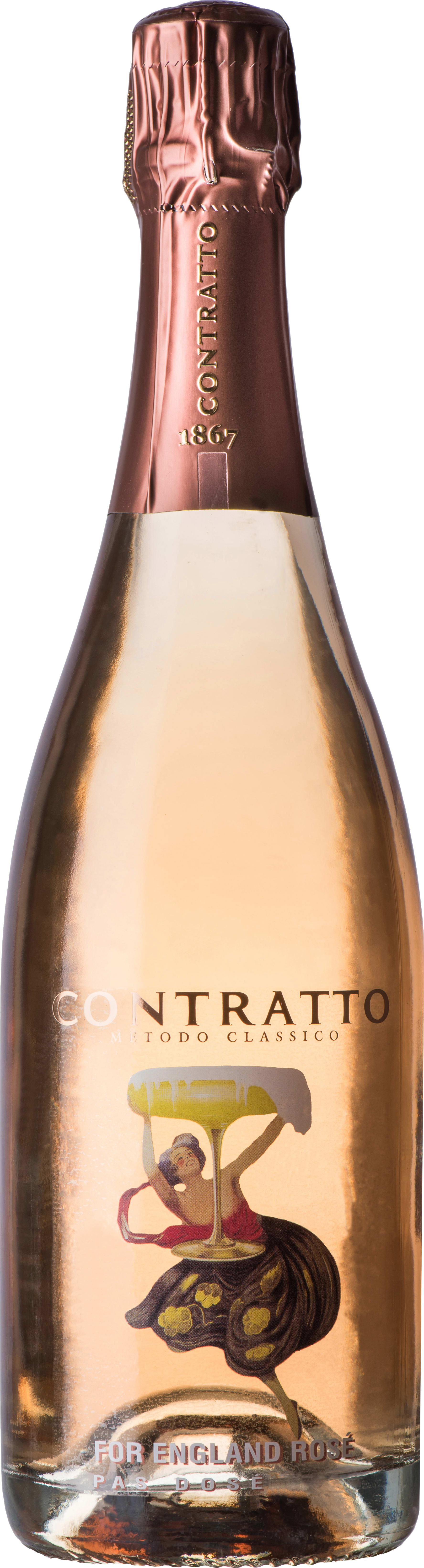 Contratto For England Rose Pas Dose 2017 75cl - Just Wines UK