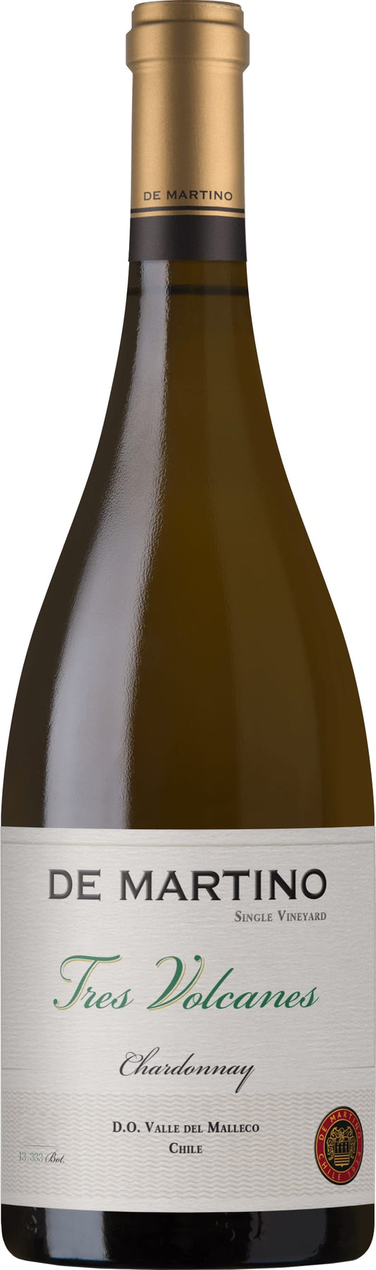 De Martino Chardonnay 'Tres Volcanes', Malleco 2017 75cl - Just Wines UK 