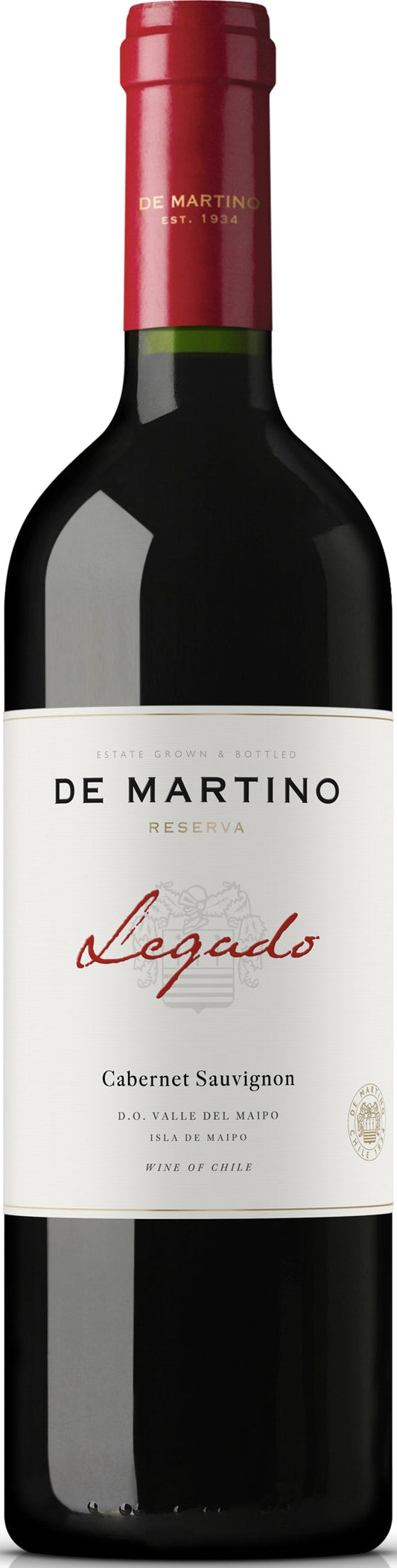 De Martino Legado Cabernet Sauvignon 2021 75cl - Just Wines UK