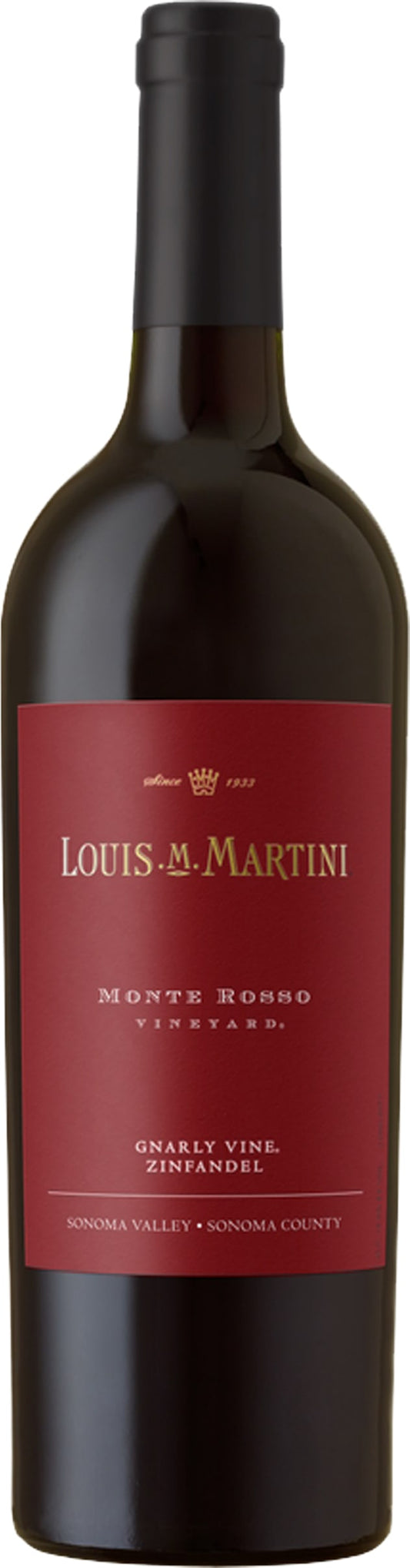 Louis M Martini Monte Rosso Gnarly Vine Zinfandel 2018 75cl - Just Wines UK