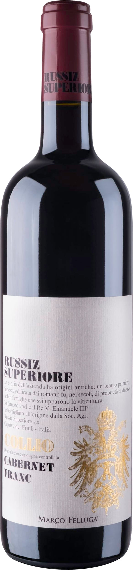 Russiz Superiore Cabernet Franc, Collio 2021 75cl - Just Wines UK 
