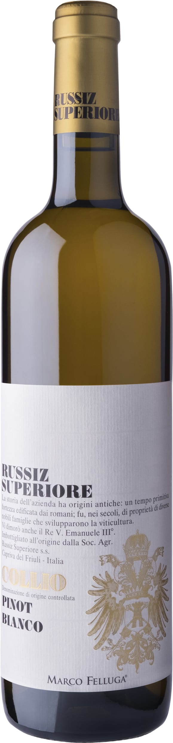 Russiz Superiore Pinot Bianco, Collio 2022 75cl - Just Wines UK 