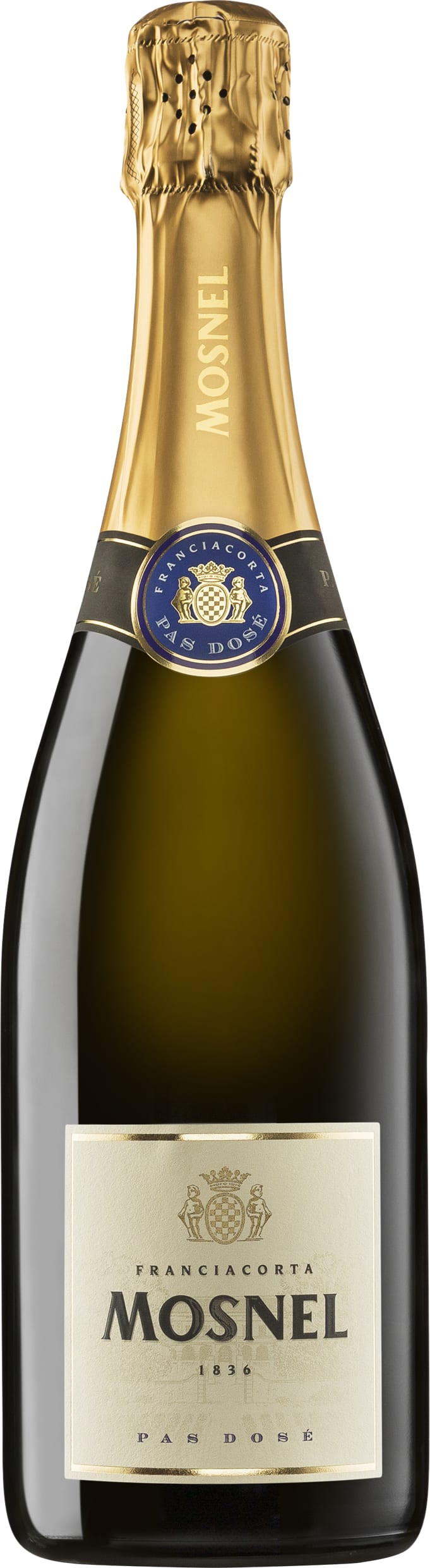 Mosnel Franciacorta Pas Dose 75cl NV - Just Wines UK