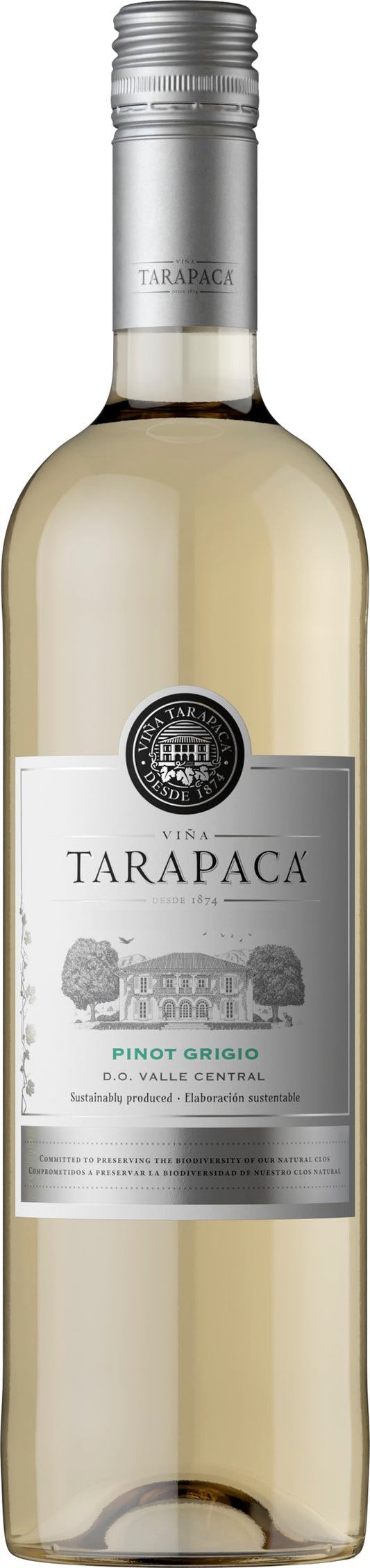 Varietal Pinot Grigio 23 Tarapaca 75cl - Just Wines UK