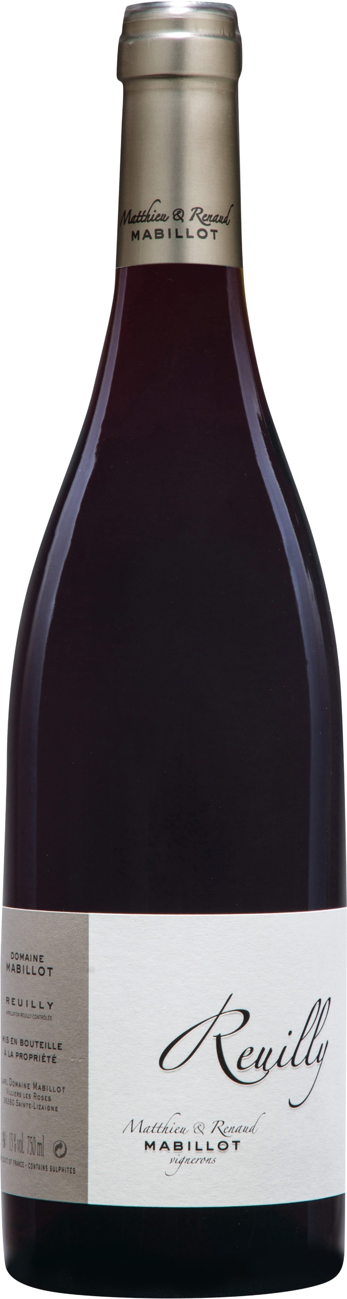 Domaine Mabillot Reuilly Pinot Noir 2023 75cl - Just Wines UK