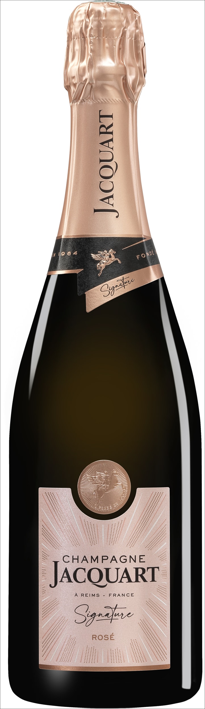 Champagne Jacquart Champagne Brut Signature Rose 75cl NV - Just Wines UK