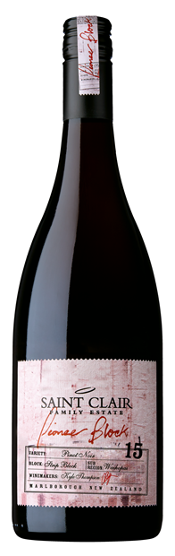 Saint Clair, Pioneer Block 15 'Strip Block', Marlborough, Pinot Noir 2022 75cl
