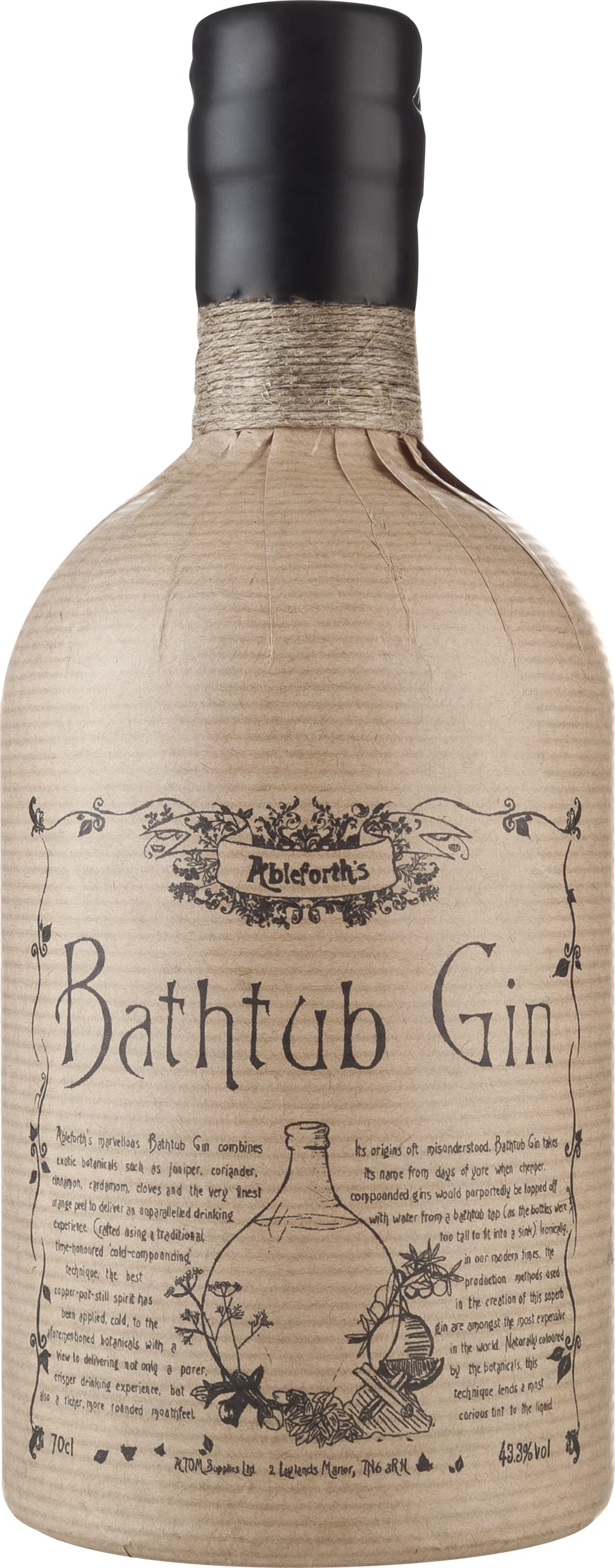 Bathtub Gin 70cl NV - Just Wines UK