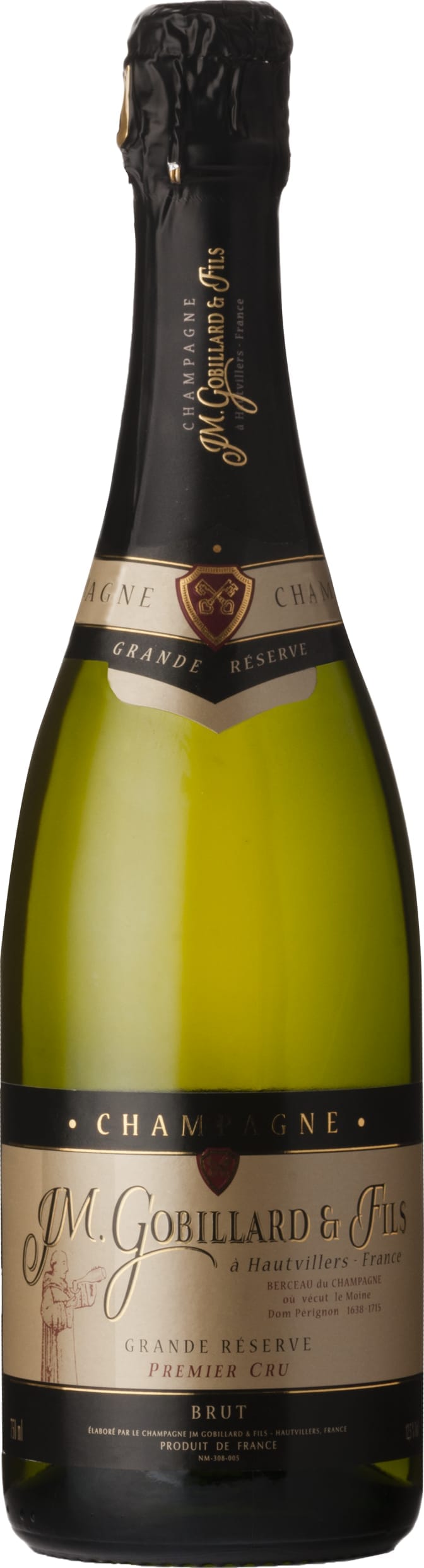 Gobillard Champagne Brut Grande Reserve Premier Cru Magnum 150cl NV - Just Wines UK