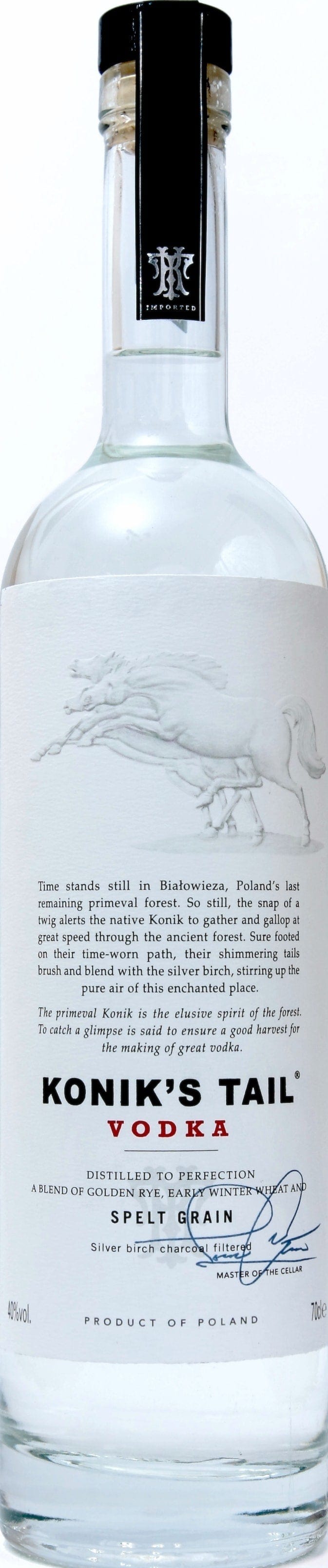 Konik's Tail Vodka 70cl NV - Just Wines UK