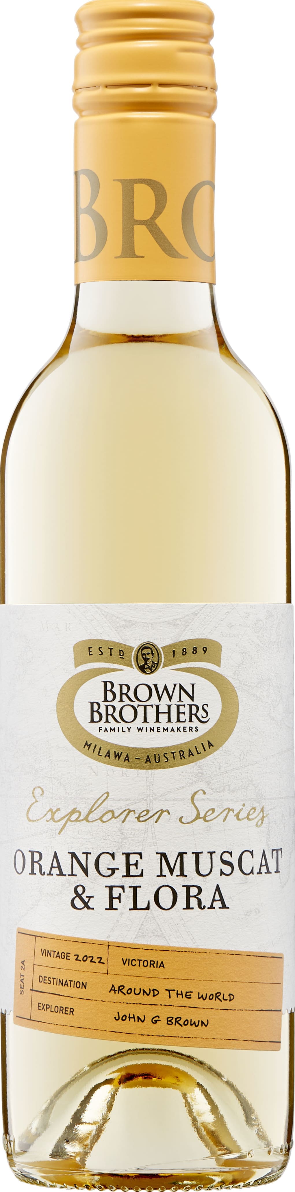 Orange Muscat and Flora 22 Brown Brothers 12/375 37.5cl
